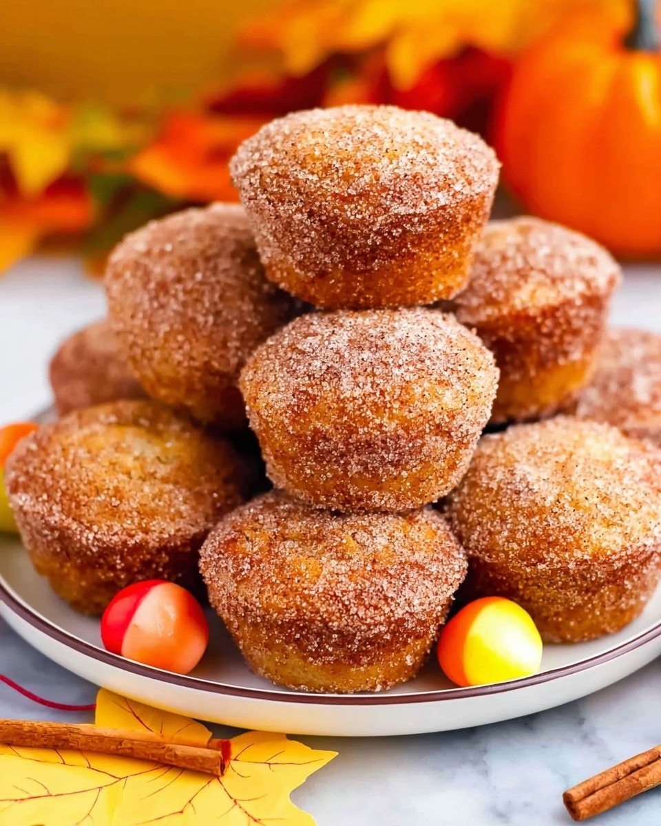 Donut Pumpkin Muffins Recipe - Recipe Image — Donut Pumpkin Muffins, Pumpkin Muffins with Cinnamon Sugar, Autumn Pumpkin Breakfast, Easy Pumpkin Muffin Recipes, Cozy Fall Muffin Ideas