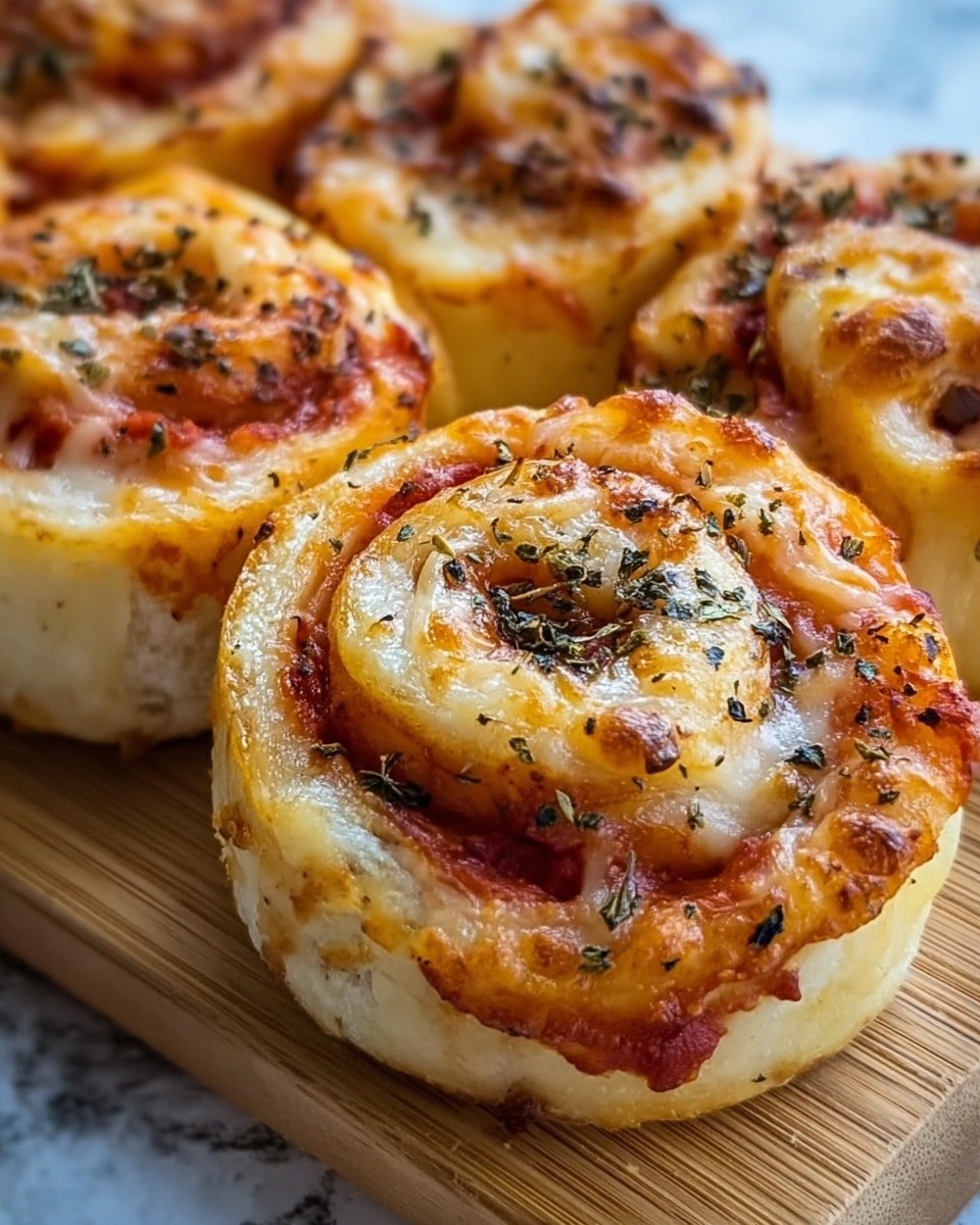 Delicious Pizza Rolls Recipe - Recipe Image — Delicious Pizza Rolls, homemade pizza rolls, cheesy snack recipes, savory pinwheel appetizers, easy pizza roll recipe