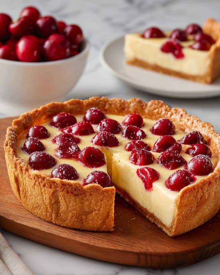 Cranberry Custard Pie Recipe