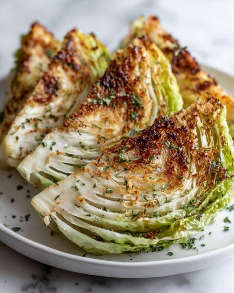Air Fryer Cabbage Wedges with Crispy Spices Recipe