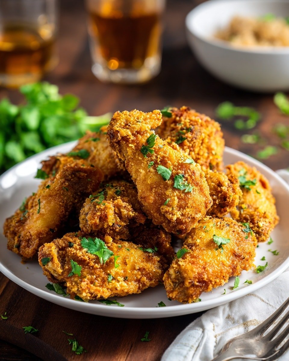 Buffalo Chicken with Spicy Honey Sauce Recipe - Recipe Image — Buffalo Chicken with Spicy Honey Sauce, Buffalo Chicken, Honey Sauce, Spicy Chicken Recipes, Easy Chicken Appetizer