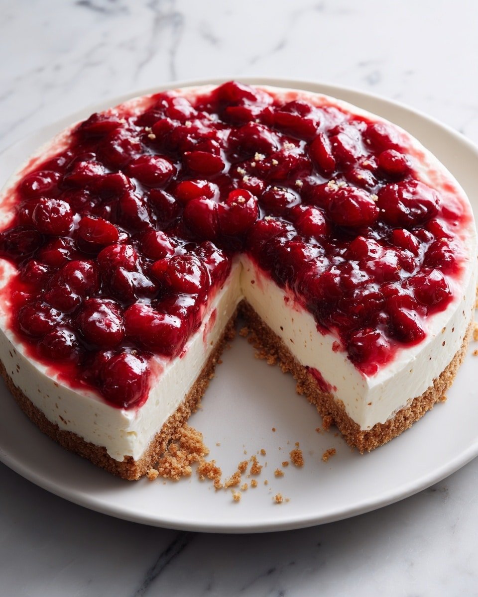 Cranberry Cheesecake Pie: A Perfect Fall Dessert Recipe - Recipe Image — Cranberry Cheesecake Pie, Fall dessert recipes, Thanksgiving dessert ideas, easy cranberry cheesecake, holiday pie recipes