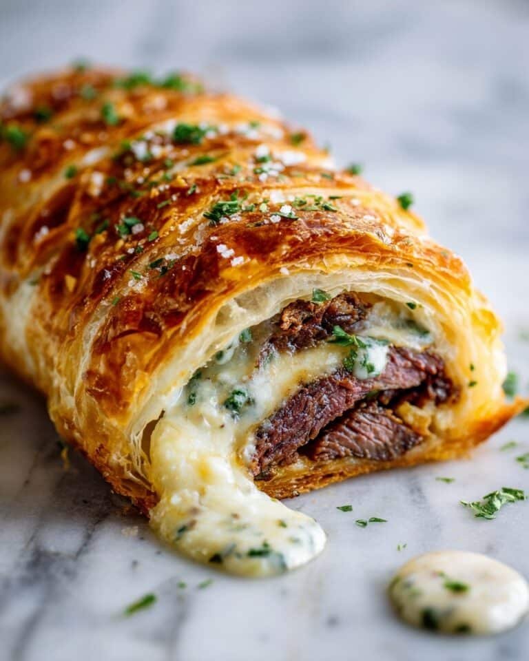 Mouthwatering Mozzarella Cheese Steak Stromboli Recipe