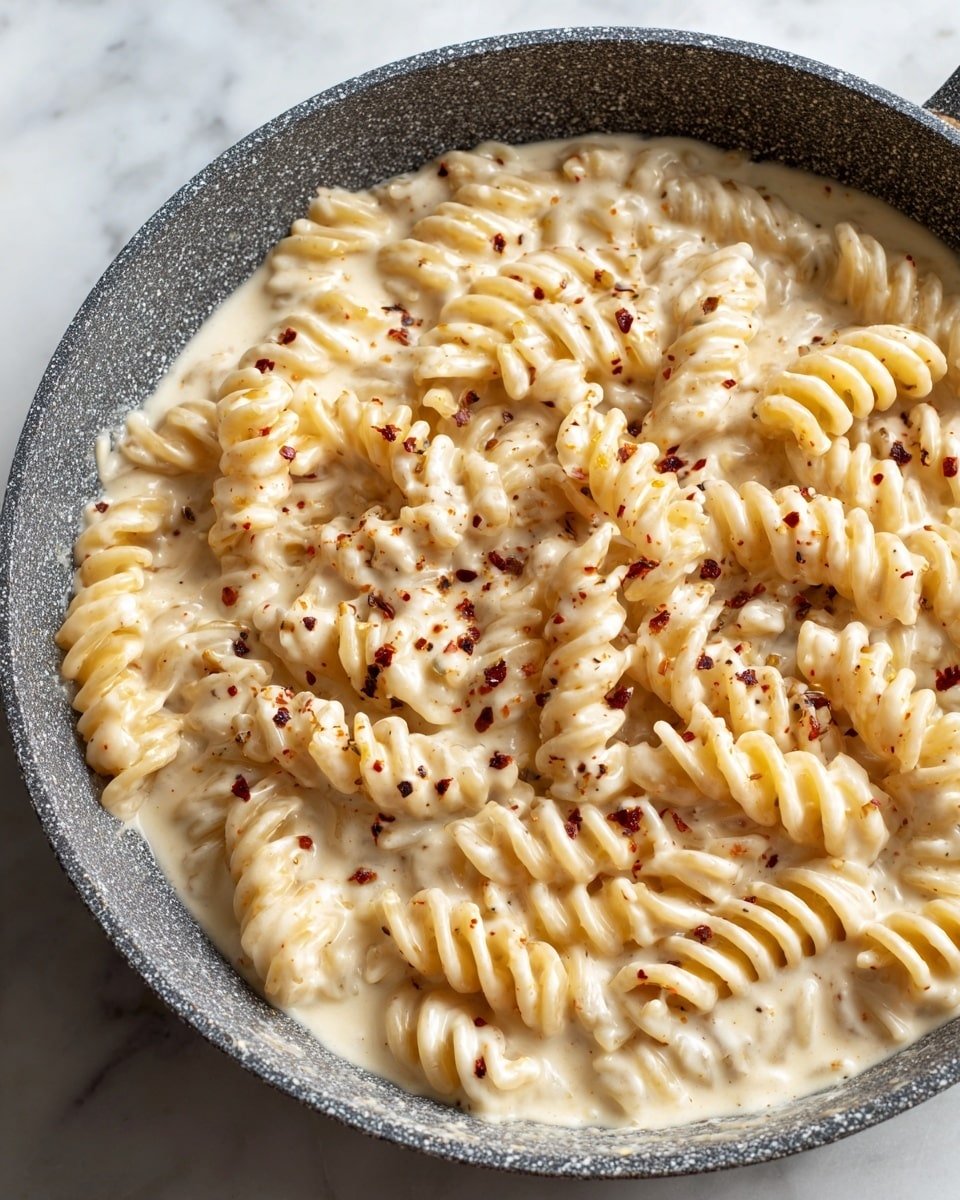 Creamy Cottage Cheese Pasta Sauce Recipe - Recipe Image — Creamy Cottage Cheese Pasta Sauce, easy pasta sauces, healthy pasta recipes, protein-packed pasta sauce, quick homemade pasta sauce