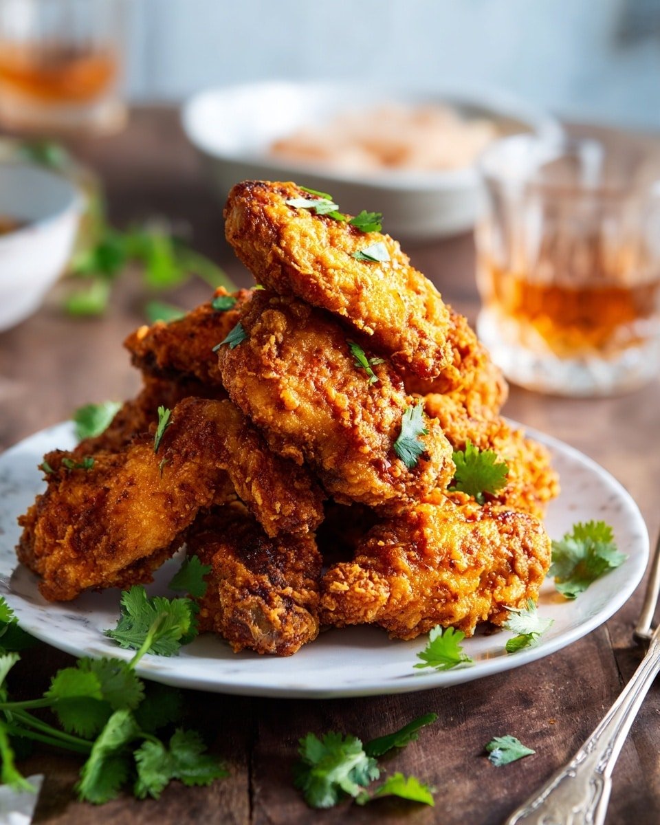 Buffalo Chicken with Spicy Honey Sauce Recipe - Recipe Image — Buffalo Chicken with Spicy Honey Sauce, Buffalo Chicken, Honey Sauce, Spicy Chicken Recipes, Easy Chicken Appetizer