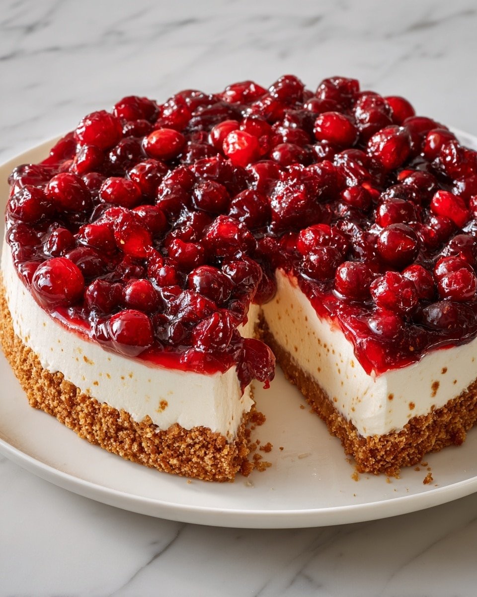 Cranberry Cheesecake Pie: A Perfect Fall Dessert Recipe - Recipe Image — Cranberry Cheesecake Pie, Fall dessert recipes, Thanksgiving dessert ideas, easy cranberry cheesecake, holiday pie recipes