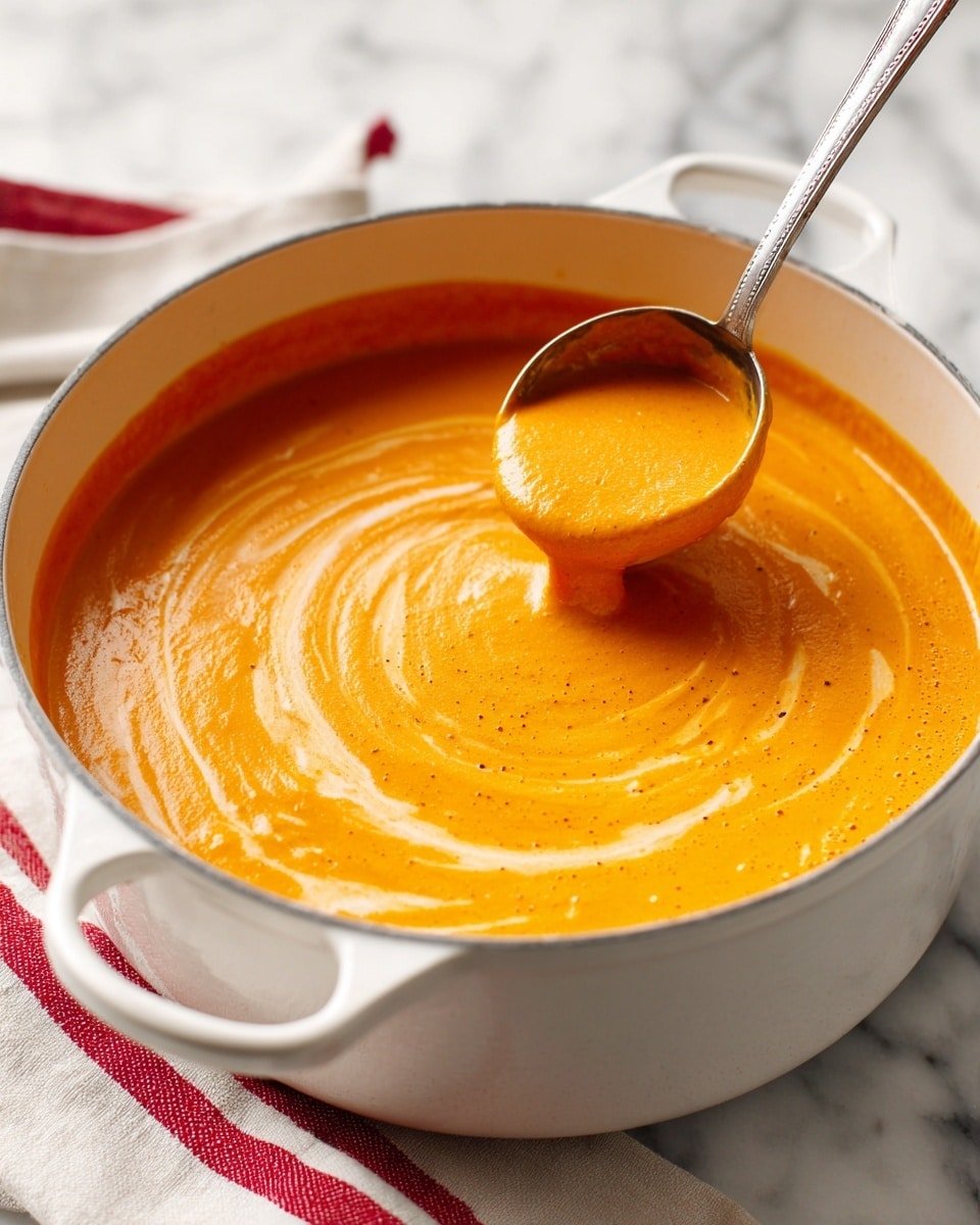 Spicy Chorizo Pumpkin Soup Recipe - Recipe Image — Spicy Chorizo Pumpkin Soup, spicy pumpkin soup with chorizo, easy chorizo pumpkin soup recipe, hearty pumpkin soup with smoky chorizo, flavorful pumpkin soup with spices