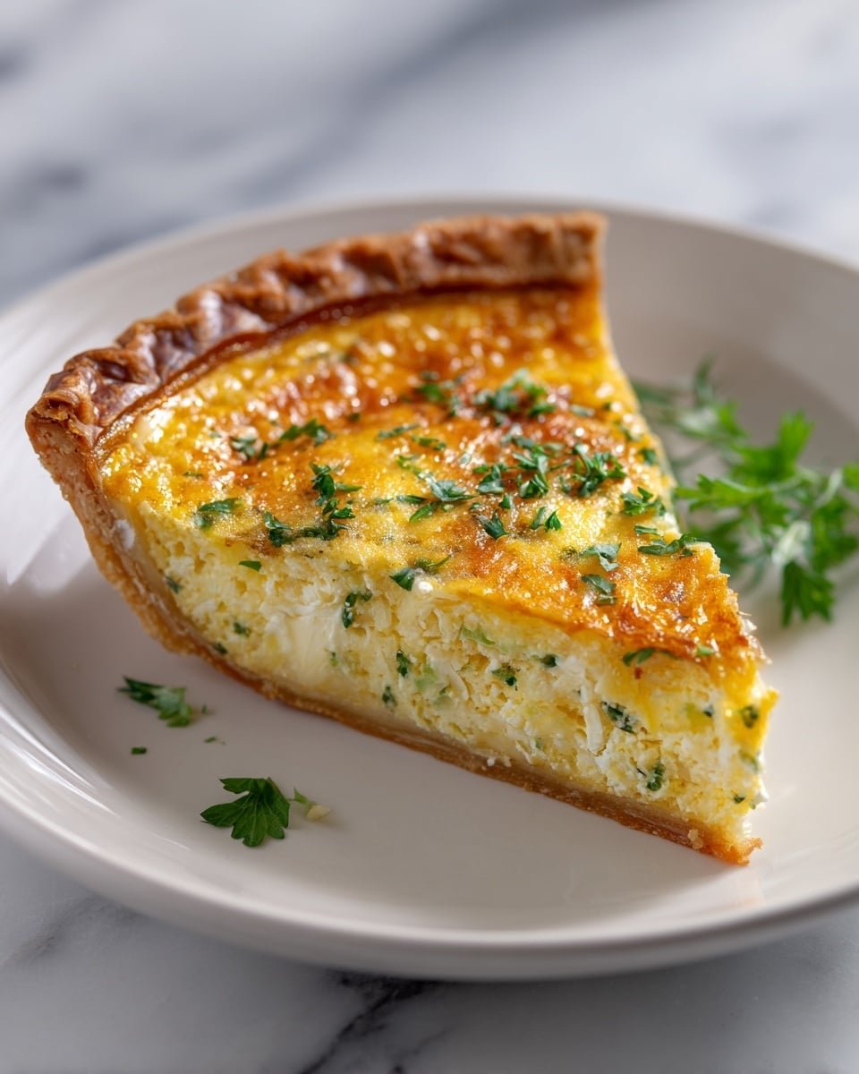 Crustless Cottage Cheese Breakfast Quiche – High-Protein & Delicious! Recipe - Recipe Image — Crustless Cottage Cheese Breakfast Quiche, high-protein breakfast recipes, healthy egg casseroles, quick breakfast ideas, savory cottage cheese dishes