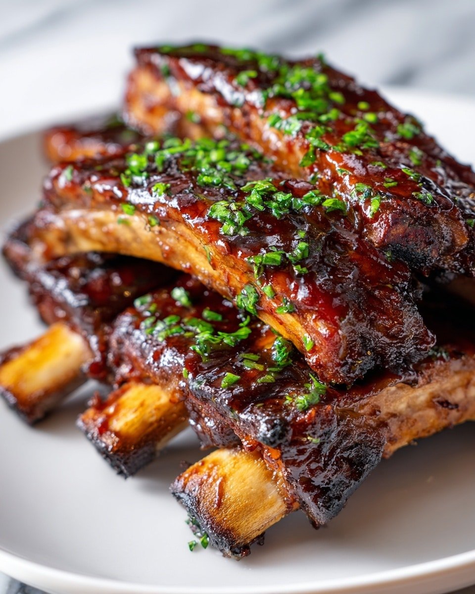 Caramelized Slow Roast Asian Beef Short Ribs Recipe - Recipe Image — Caramelized Slow Roast Asian Beef Short Ribs, Asian Beef Ribs Recipe, Slow Roasted Beef Short Ribs, Asian-inspired Beef Ribs, Juicy Beef Short Ribs