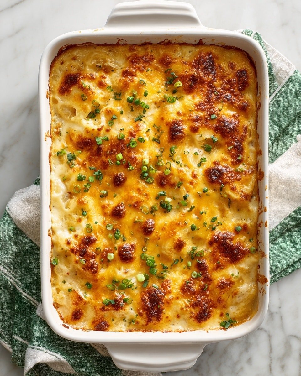 Sour Cream Potato Bake Recipe - Recipe Image — Sour Cream Potato Bake, comforting potato casserole, cheesy potato bake, easy potato side dish, hearty baked potato recipe