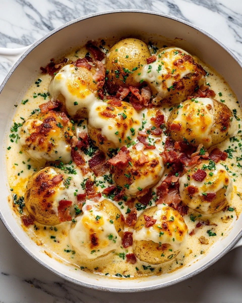 Cheesy Mississippi Mud Potatoes Recipe - Recipe Image — Cheesy Mississippi Mud Potatoes, cheesy potato casserole, comfort food recipe, cheesy potato side dish, baked cheesy potatoes