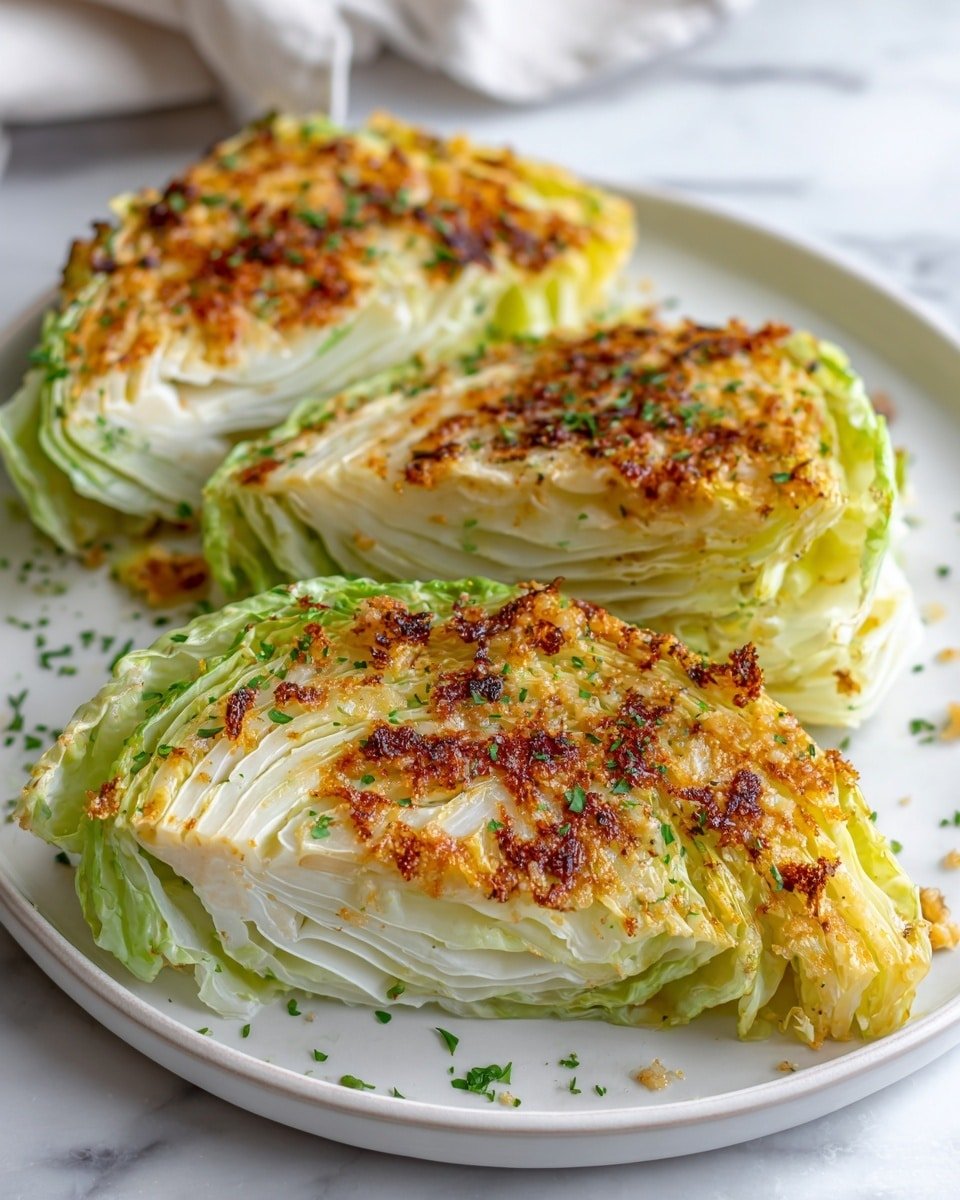 Air Fryer Cabbage Wedges with Crispy Spices Recipe - Recipe Image — Air Fryer Cabbage Wedges with Crispy Spices, roasted cabbage wedges, crispy spiced cabbage, easy air fryer vegetable recipes, healthy side dishes