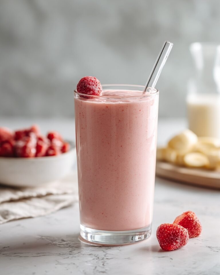 Strawberry Cottage Cheese Smoothie Recipe