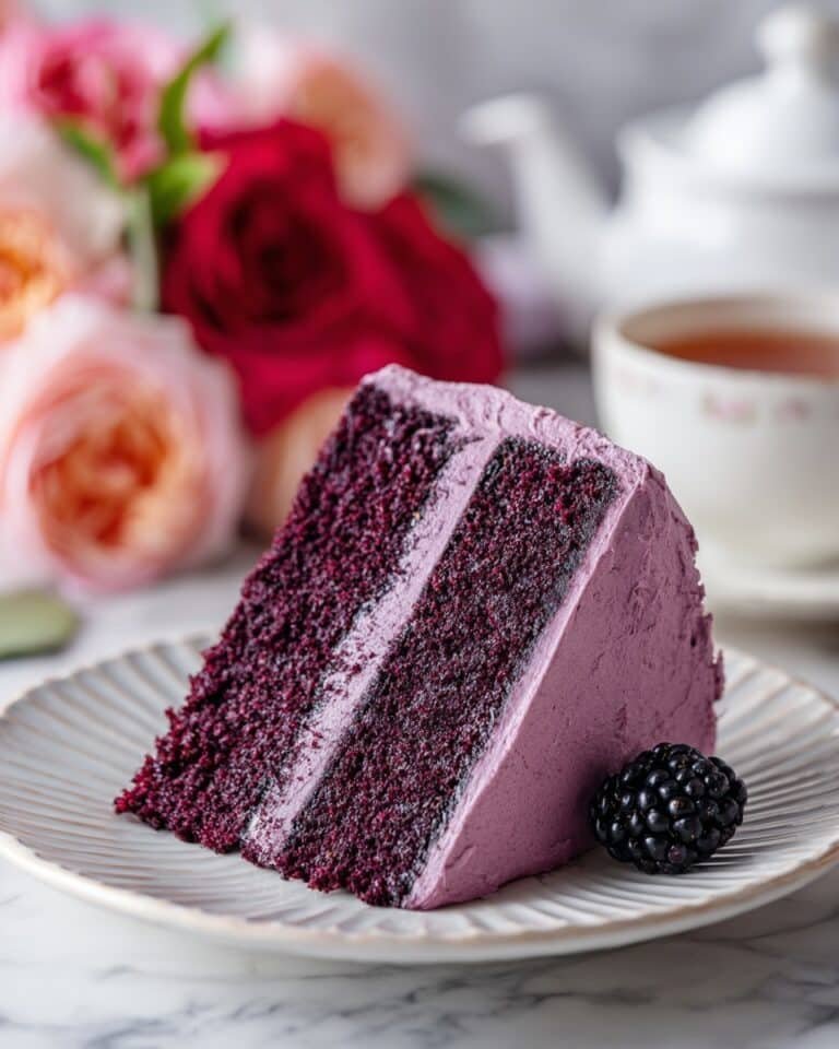 Blackberry Velvet Cake Recipe