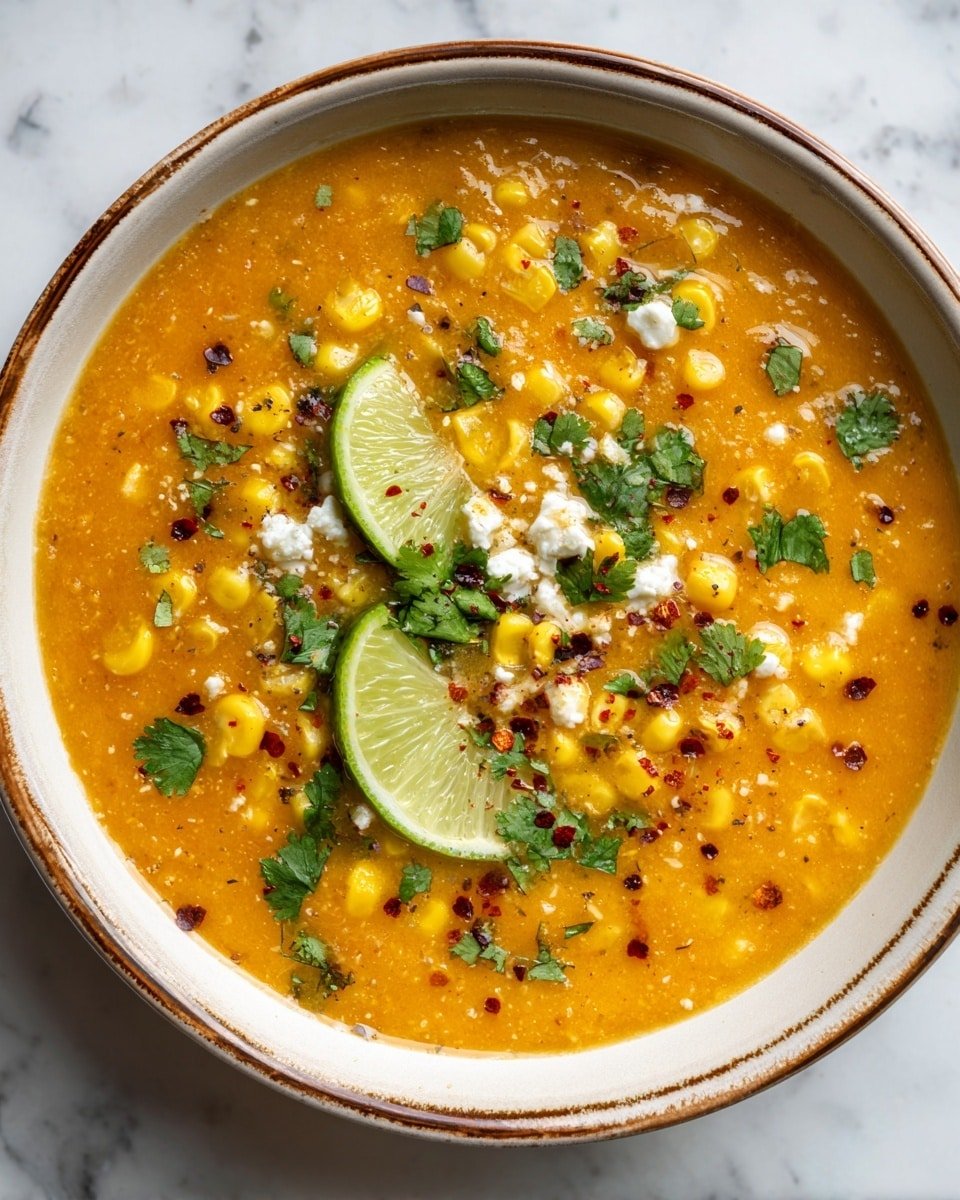 Street Corn Chicken Chili Recipe - Recipe Image — Street Corn Chicken Chili, spicy chicken chili with corn, easy chicken chili recipes, hearty corn chili, flavorful weeknight chili