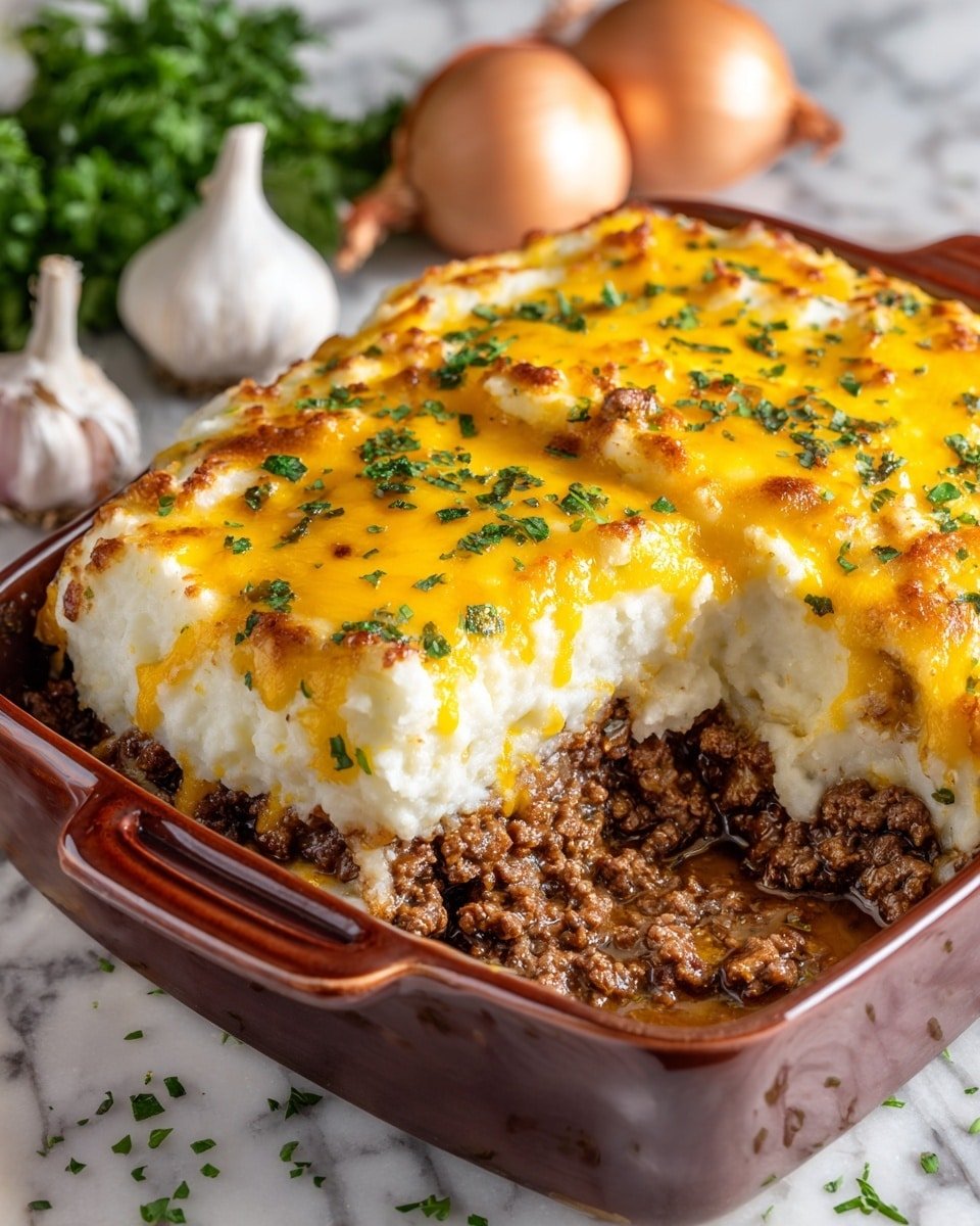 Keto Beef and Cauliflower Casserole Recipe - Recipe Image — Keto Beef and Cauliflower Casserole, low-carb beef cauliflower bake, keto friendly ground beef casserole, healthy cauliflower beef dish, easy keto casserole recipes