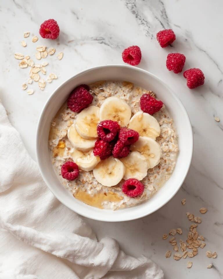 Creamy Custard Oatmeal with Fresh Berries and Nuts Recipe