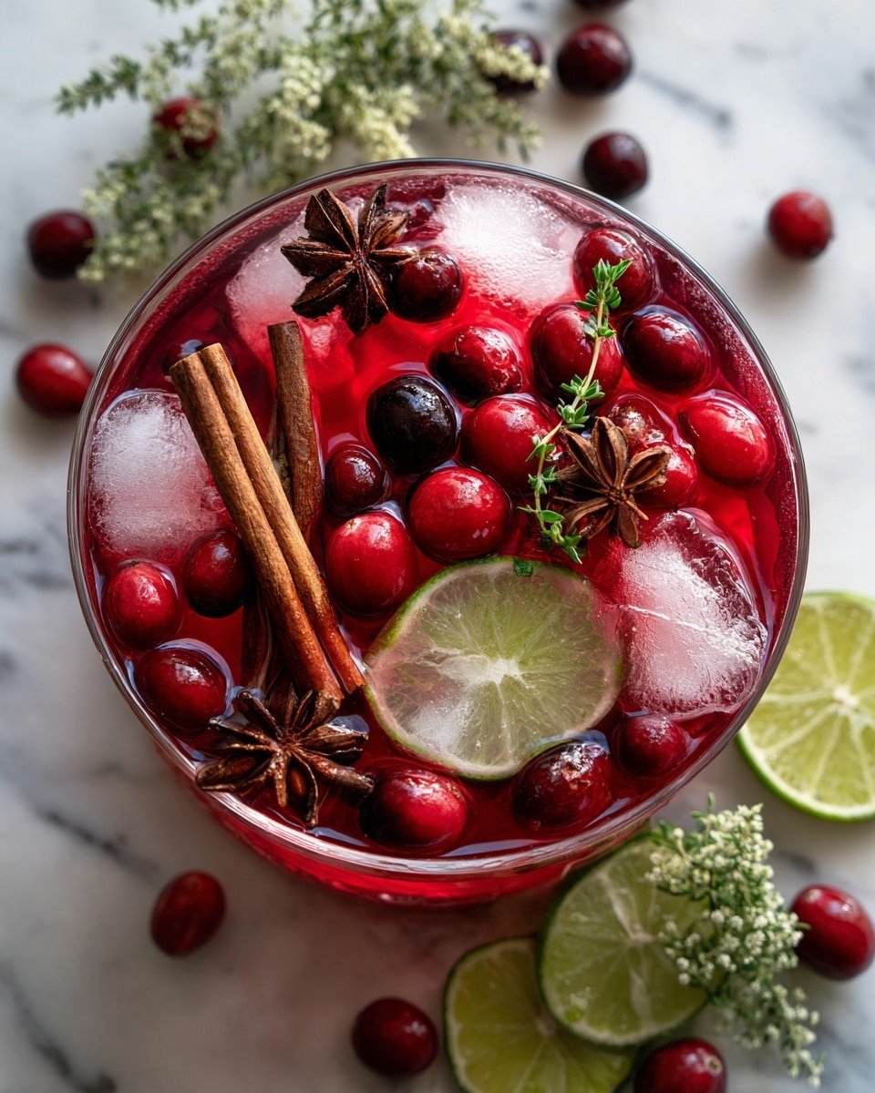 Christmas Cranberry Citrus Punch (Non-Alcoholic) Recipe - Recipe Image — Christmas Cranberry Citrus Punch Non-Alcoholic, festive holiday punch recipe, easy Christmas punch, non-alcoholic holiday drink, cranberry citrus punch