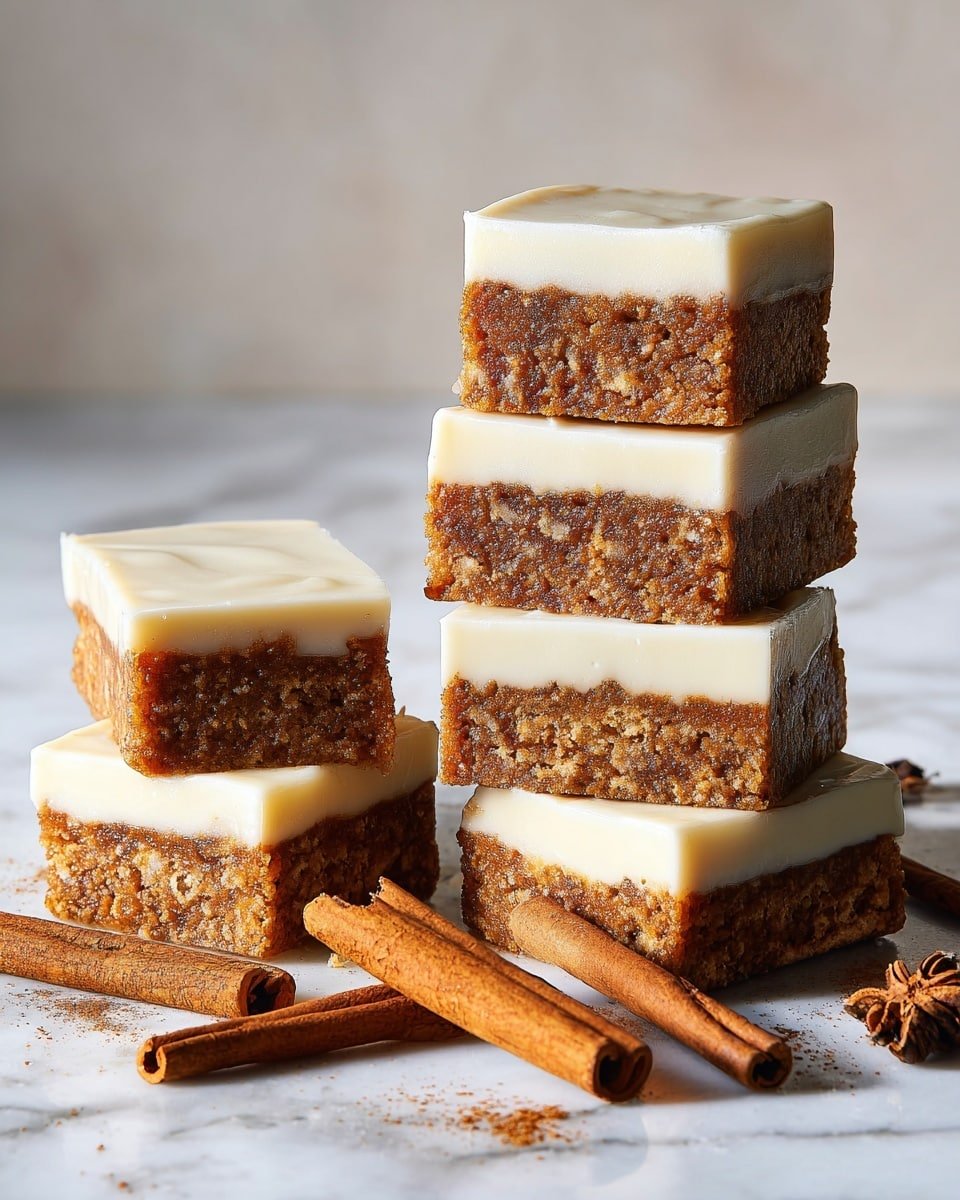 Lebkuchen Bars Recipe - Recipe Image — Lebkuchen Bars, spiced ginger cookie bars, festive holiday treats, easy gingerbread dessert, cozy spiced bars