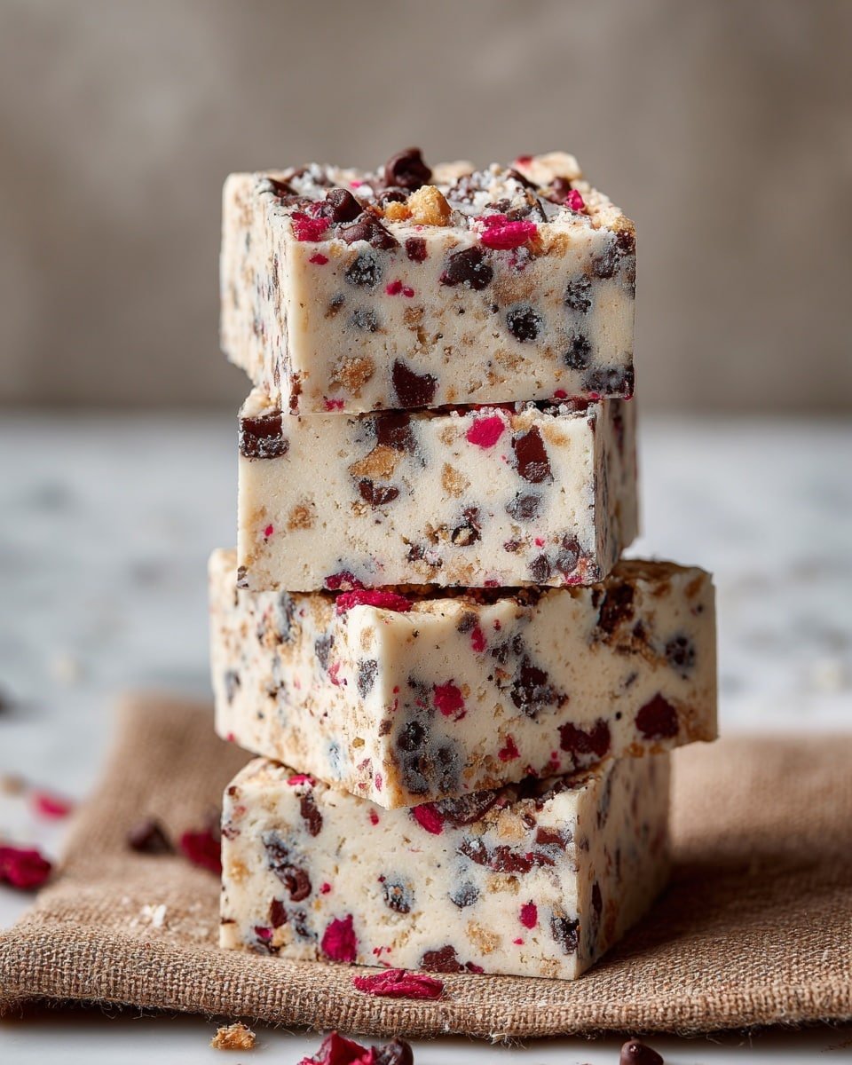 Chocolate Chip Maraschino Cherry Shortbread Bars Recipe - Recipe Image — Chocolate Chip Maraschino Cherry Shortbread Bars, cherry shortbread bars, chocolate cherry dessert, maraschino cherry cookie bars, easy shortbread recipes