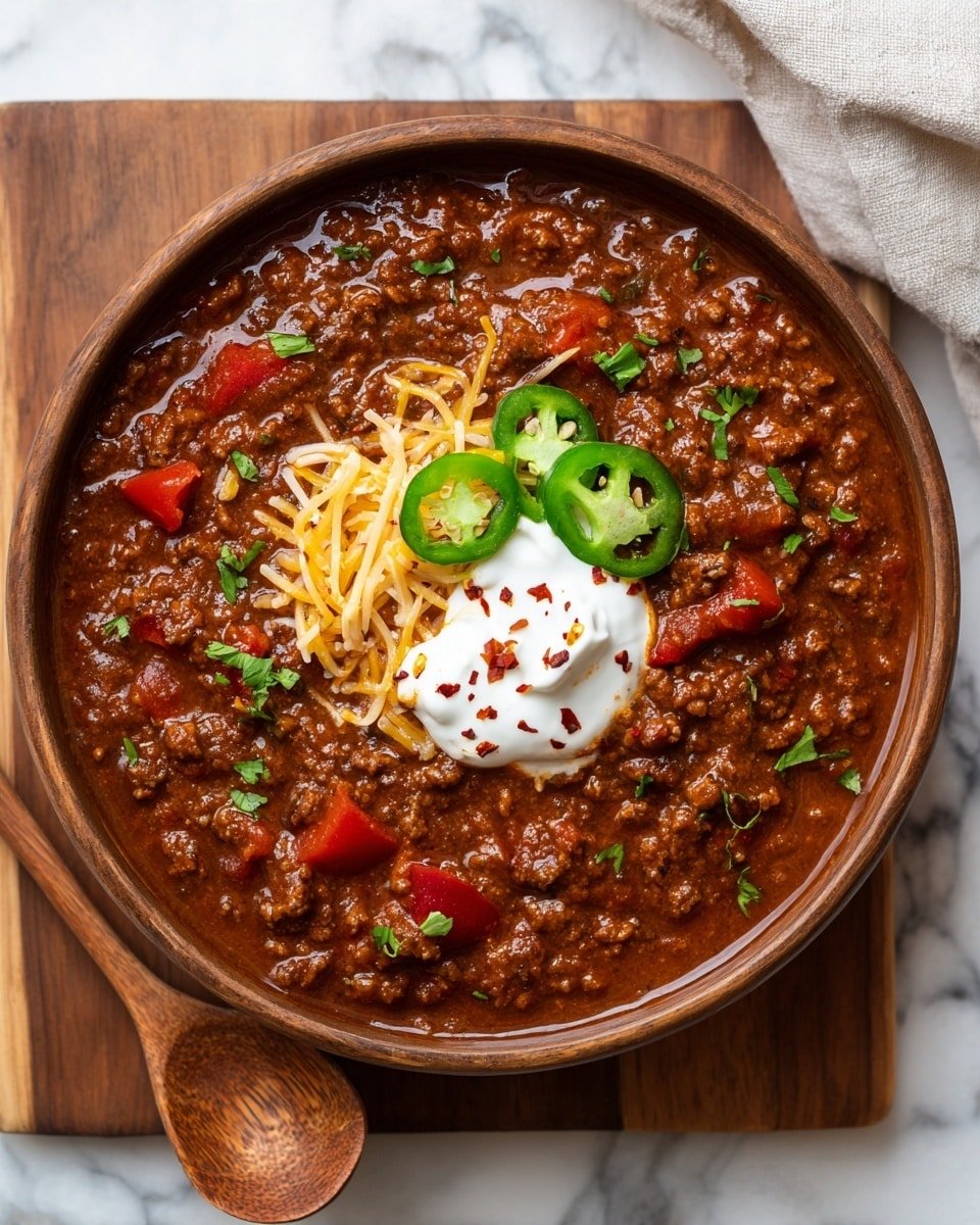 Keto Beef Chili Recipe - Recipe Image — Keto Beef Chili, keto chili recipe, low carb beef chili, easy keto chili, hearty keto chili