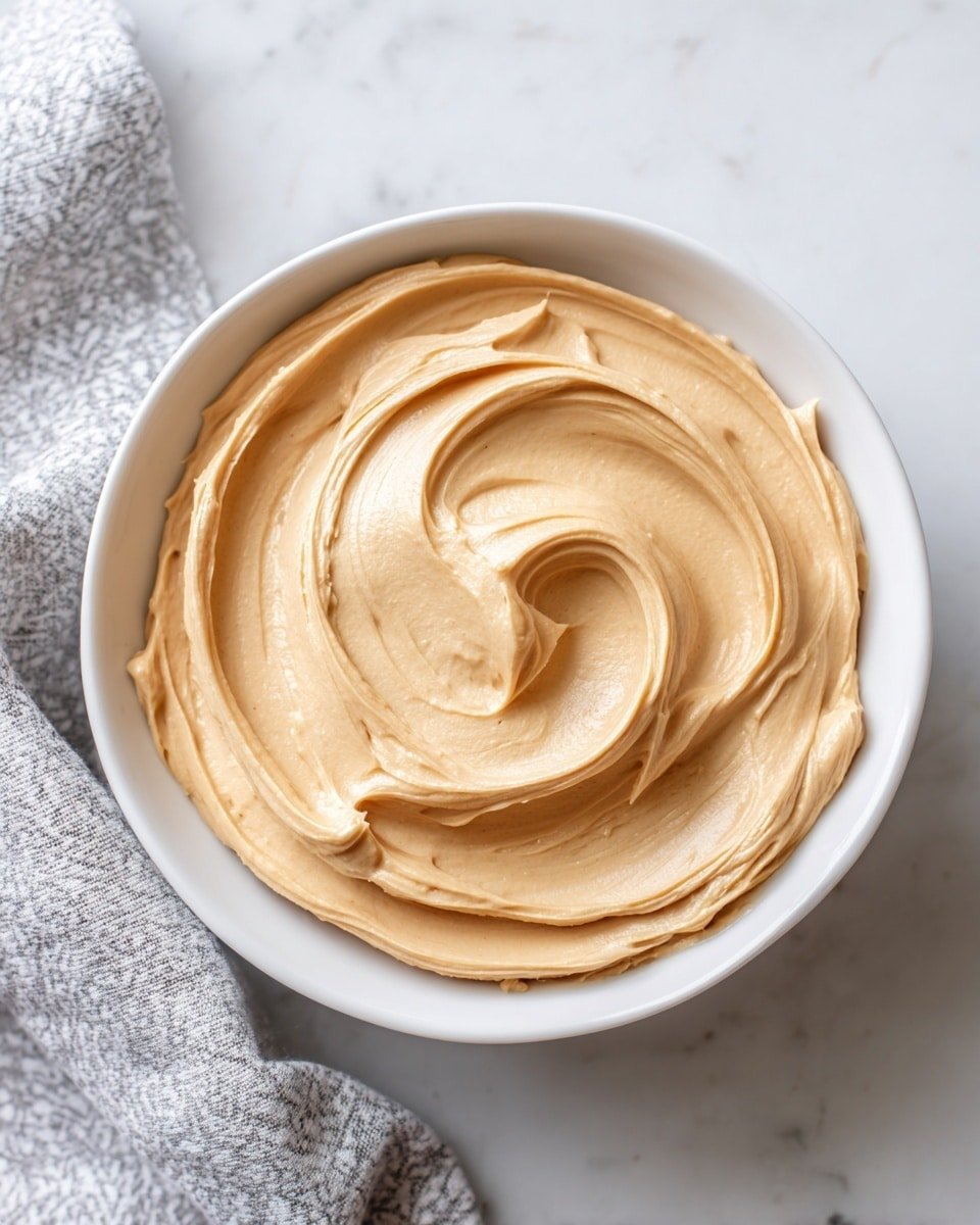Caramel Cream Cheese Frosting Recipe - Recipe Image — Caramel Cream Cheese Frosting, caramel cream cheese frosting, homemade caramel frosting, easy frosting recipes, buttercream frosting with caramel