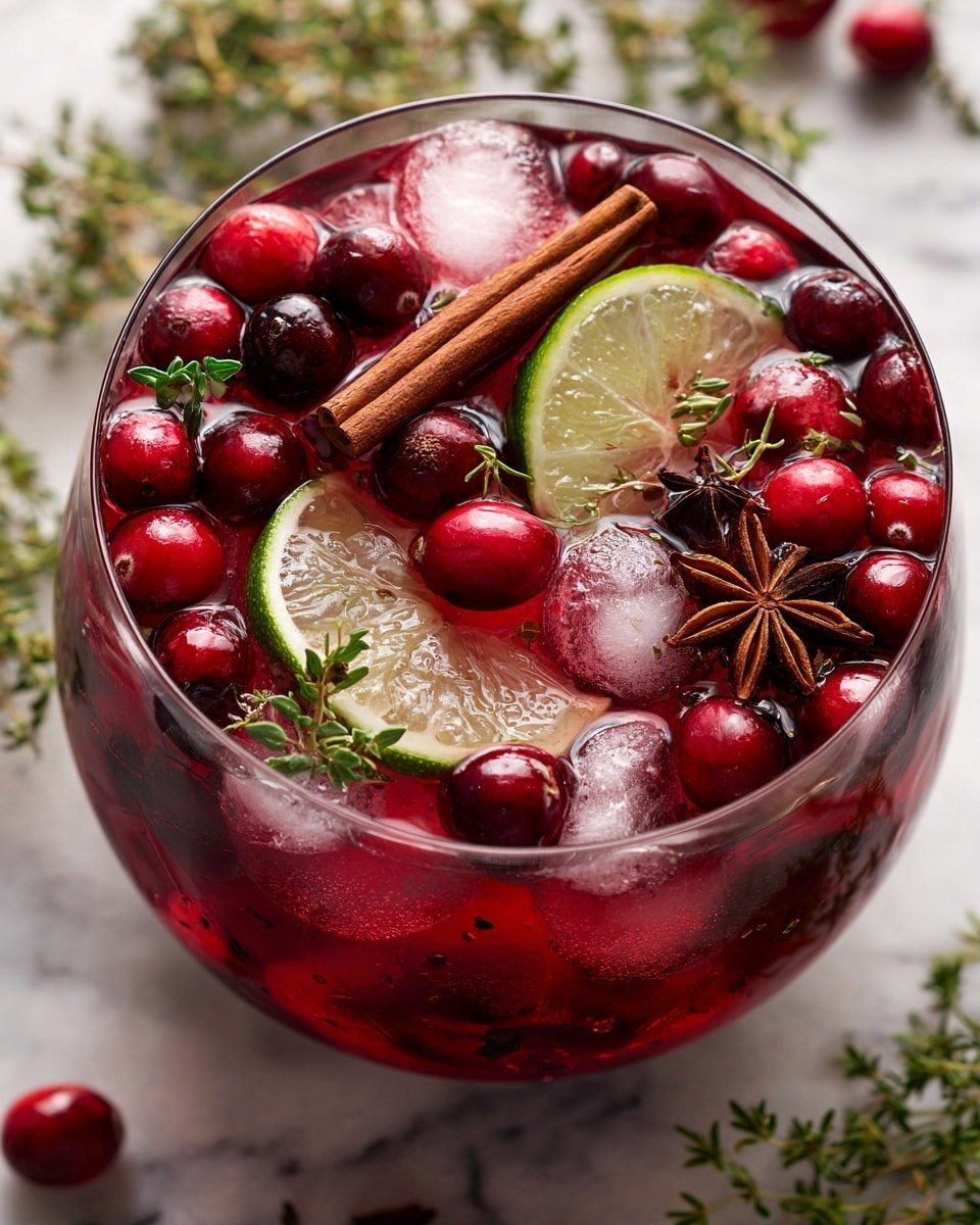 Christmas Cranberry Citrus Punch (Non-Alcoholic) Recipe - Recipe Image — Christmas Cranberry Citrus Punch Non-Alcoholic, festive holiday punch recipe, easy Christmas punch, non-alcoholic holiday drink, cranberry citrus punch