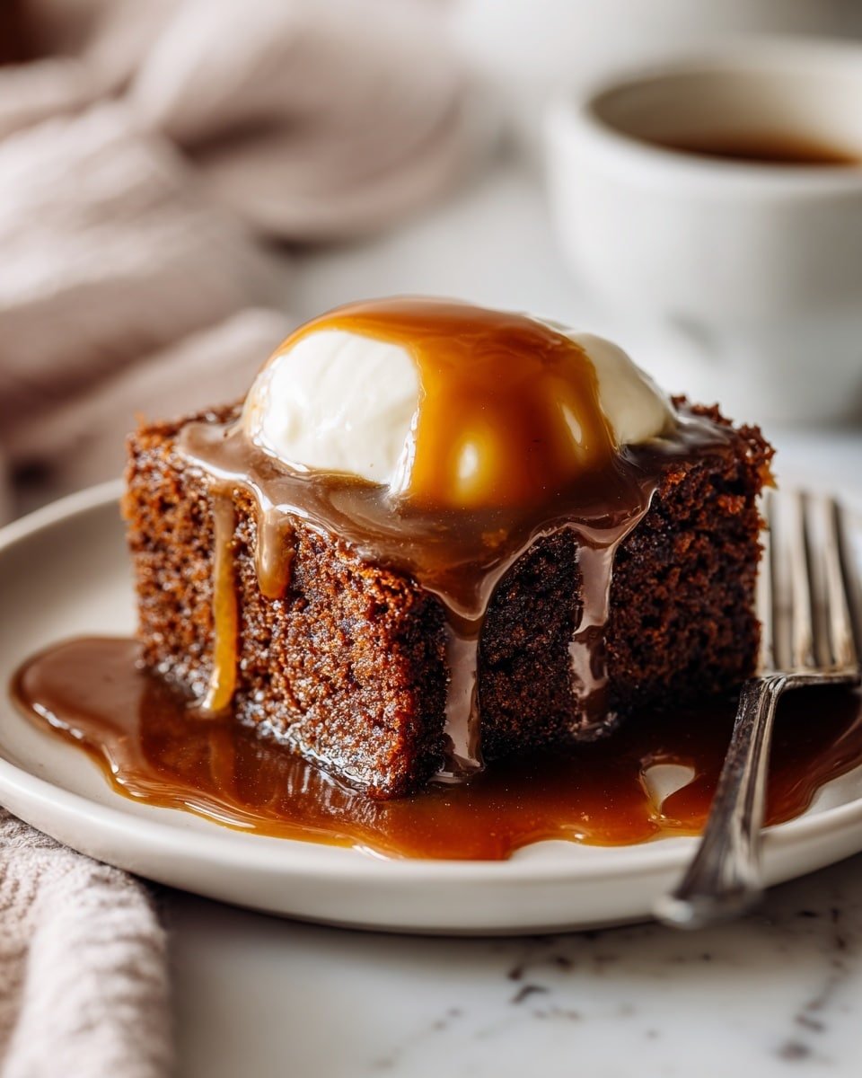 Classic Sticky Toffee Pudding Recipe - Recipe Image — Classic Sticky Toffee Pudding, sticky toffee pudding dessert, homemade sticky toffee pudding, easy to make sticky toffee pudding, warm toffee pudding recipe