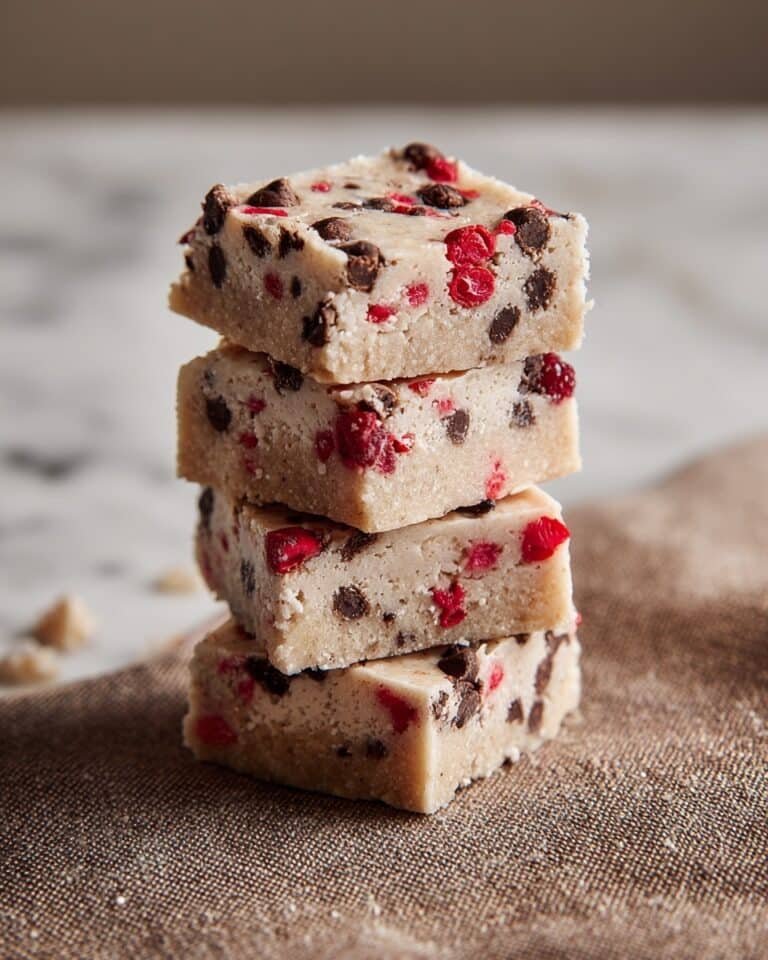 Chocolate Chip Maraschino Cherry Shortbread Bars Recipe