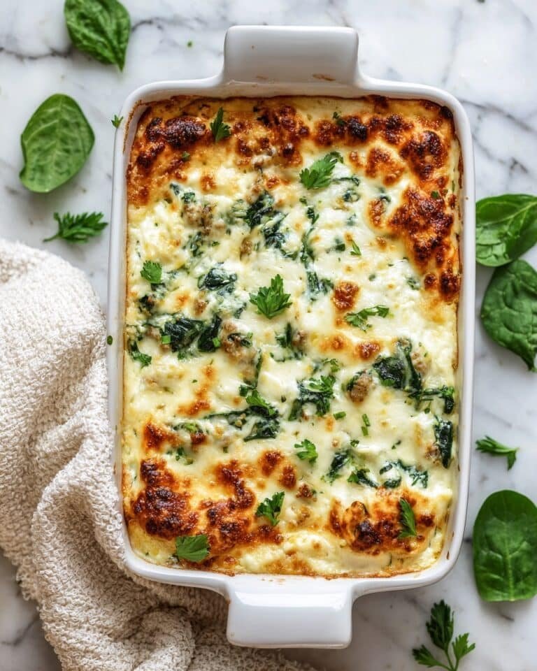 Keto Ground Turkey and Spinach Casserole Recipe