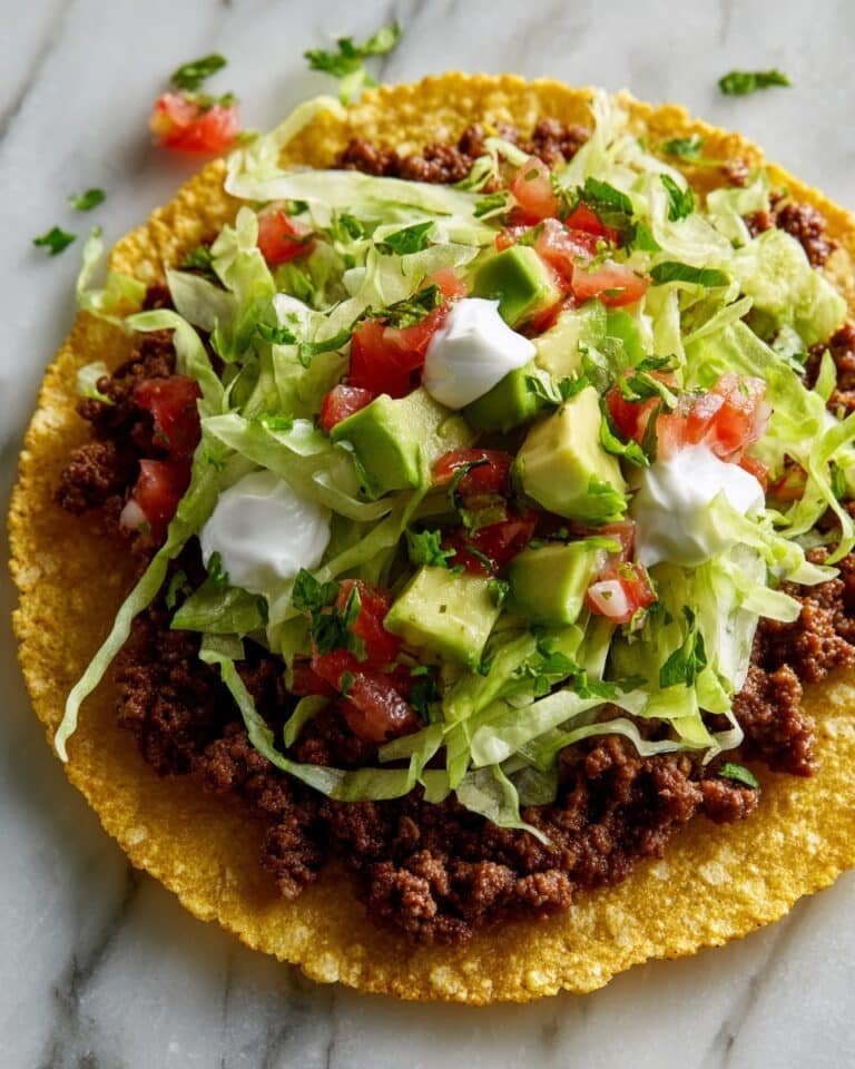 Keto Beef Tostadas Recipe