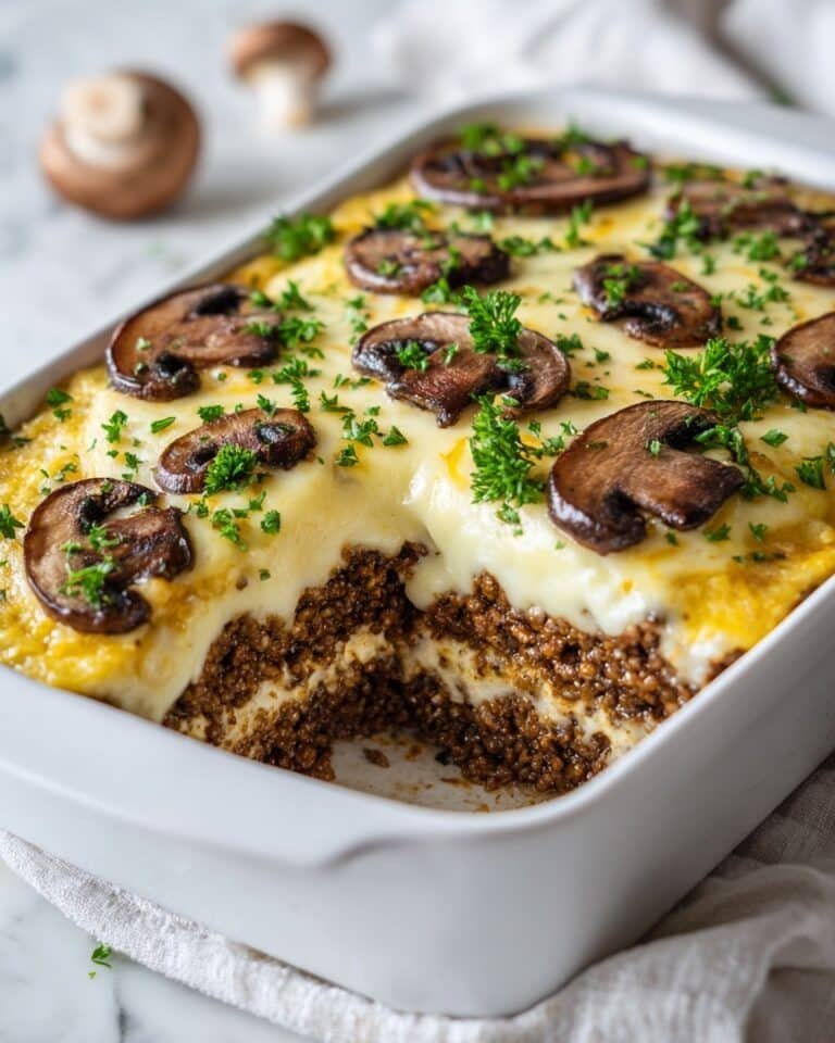 Keto Beef Stroganoff Casserole Recipe