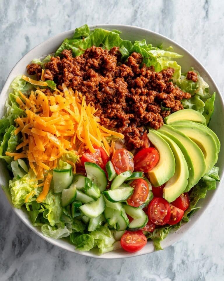 Keto Beef Taco Salad Recipe