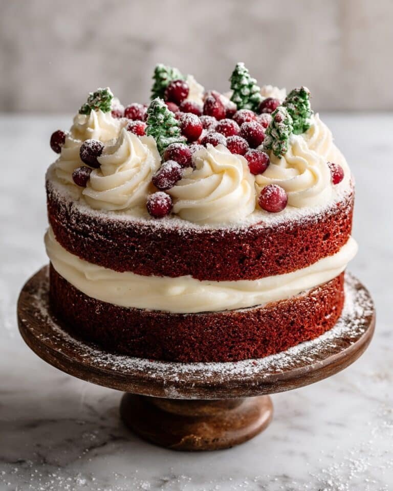 Christmas Red Velvet Cheesecake Recipe