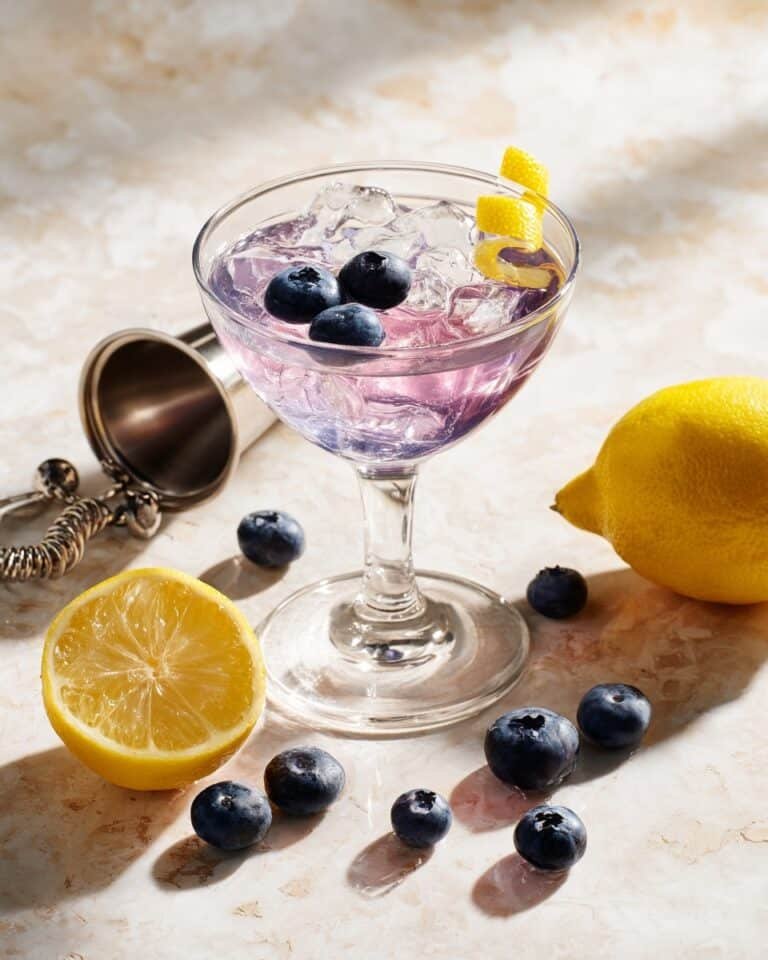 Frostbite Blueberry Martini Cocktail Recipe
