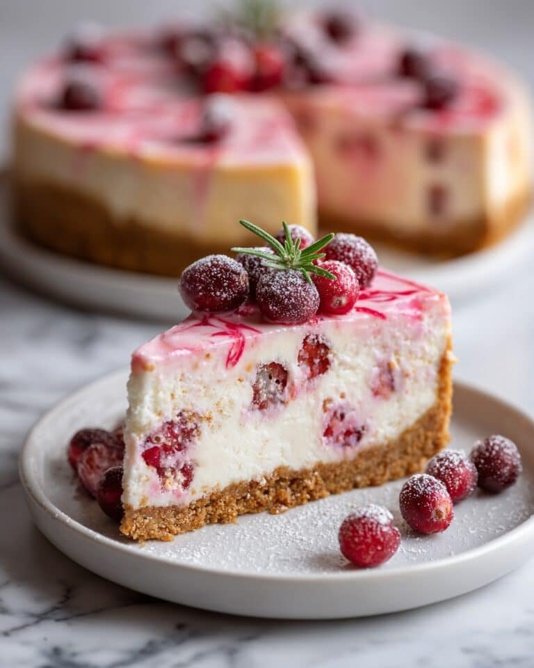 Creamy Sweetened Condensed Milk Cranberry Cheesecake Delight Recipe