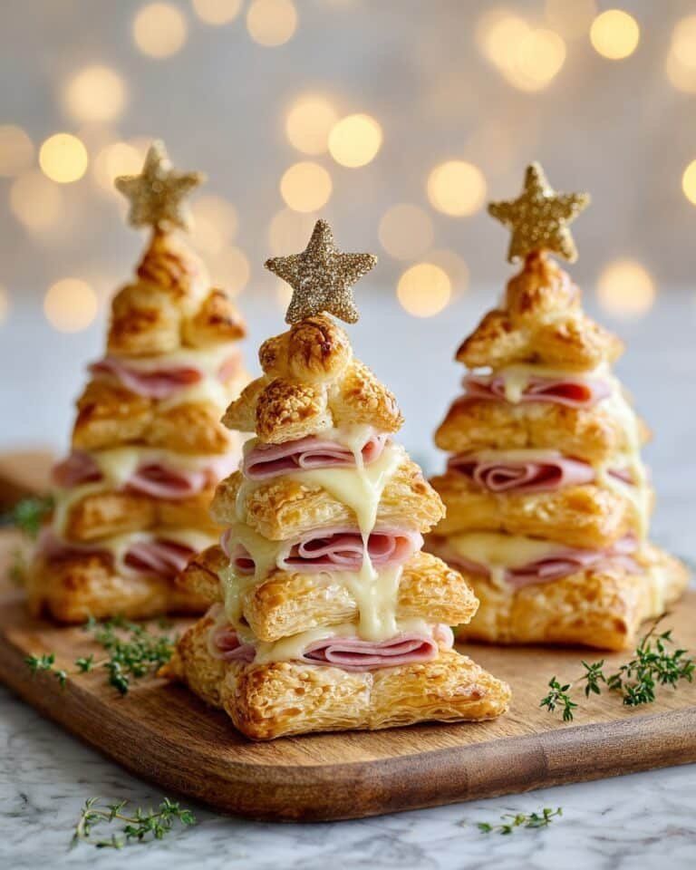 Ham & Cheese Puff Pastry Christmas Trees That Wow Your Guests Recipe