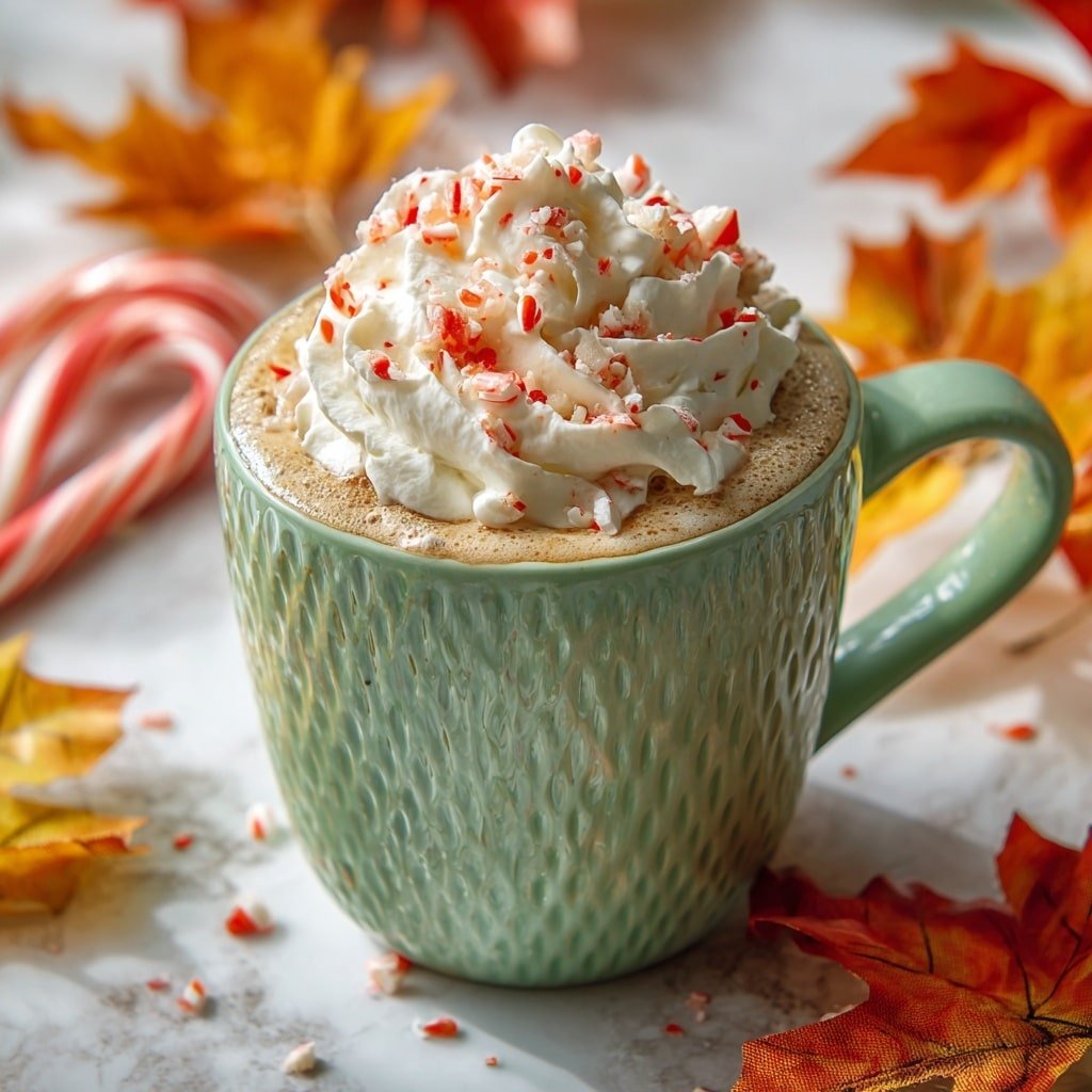 Peppermint Hot Chocolate Recipe - Recipe Image — Peppermint Hot Chocolate, festive hot chocolate, mint hot chocolate recipe, cozy winter drinks, easy hot chocolate with peppermint
