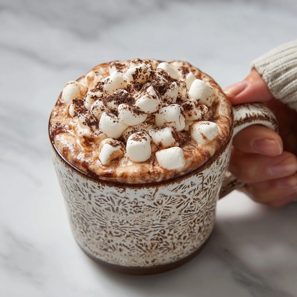 Judy’s Hot Chocolate The Santa Clause Recipe - Recipe Image — Judy’s Hot Chocolate The Santa Clause, hot chocolate recipe, cozy winter drinks, festive chocolate drinks, easy holiday hot chocolate