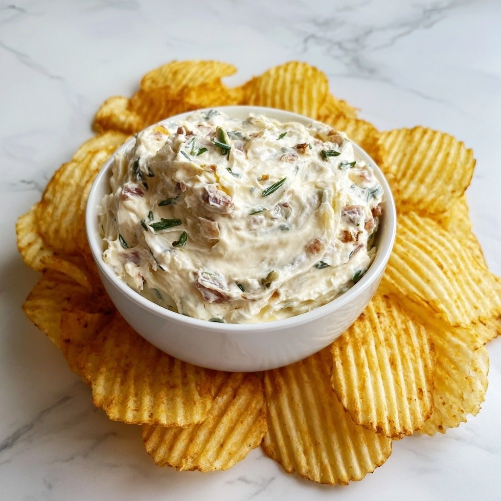 Healthy Onion Dip Recipe - Recipe Image — Healthy Onion Dip, Healthy Onion Dip Recipe, Guilt-Free Onion Dip, Easy Healthy Snack Dip, Quick Onion Dip for Parties