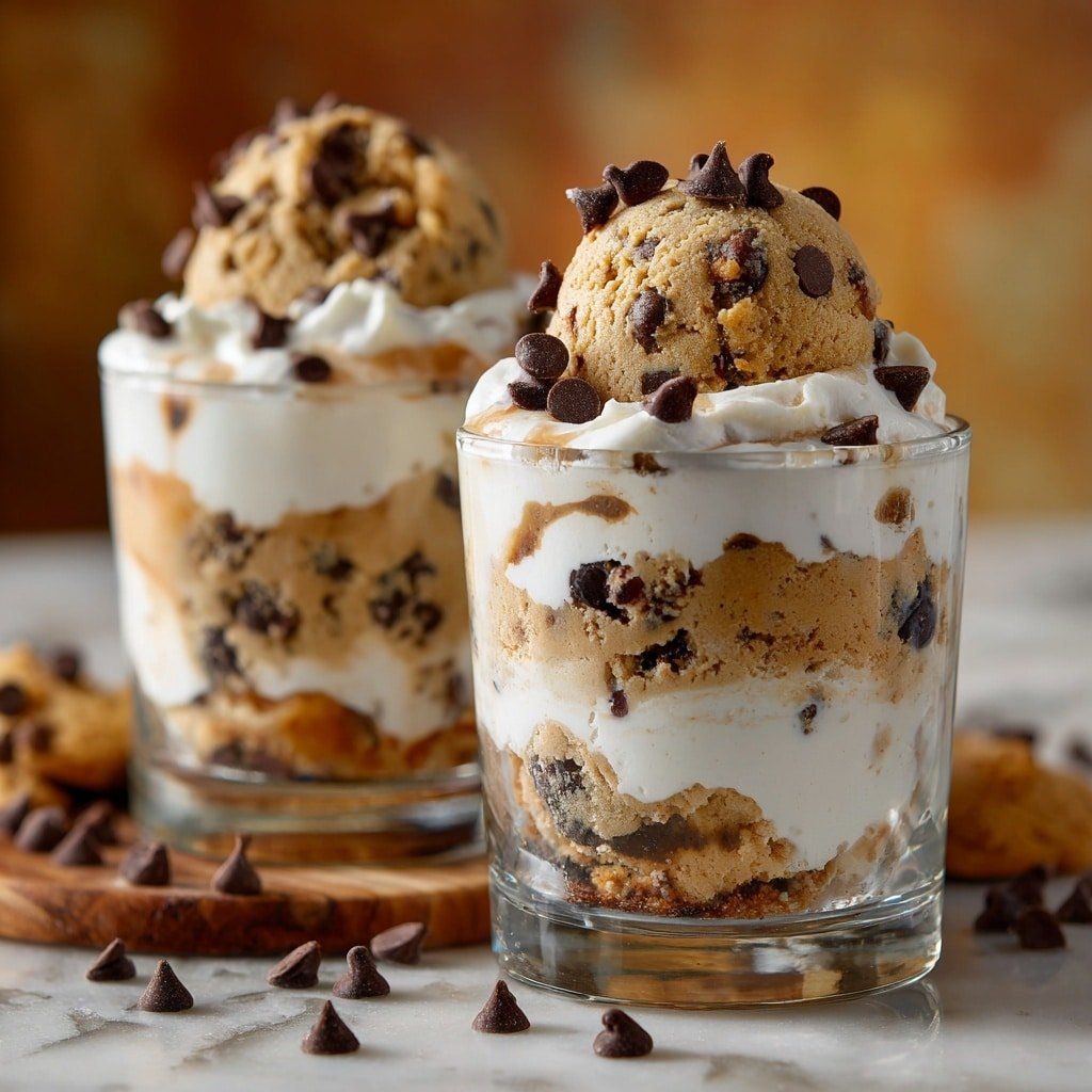 Cookie Dough Yogurt Delight Recipe - Recipe Image — Cookie Dough Yogurt Delight, healthy dessert ideas, quick snack recipes, indulgent yogurt treats, easy no-bake desserts