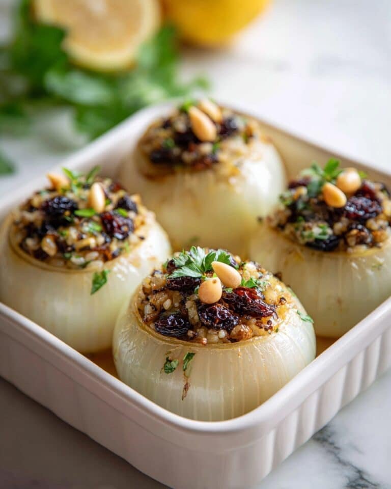 Greek Stuffed Onions Recipe