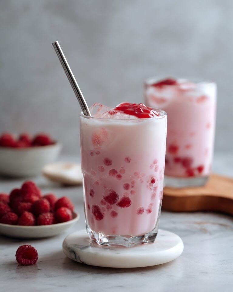 Vanilla Raspberry Iced Latte: A Refreshing Drink Recipe