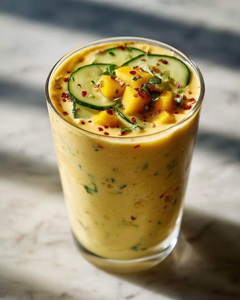 Creamy Asian Cucumber Salad Bowl with Crispy Tofu and Spicy Dressing Recipe