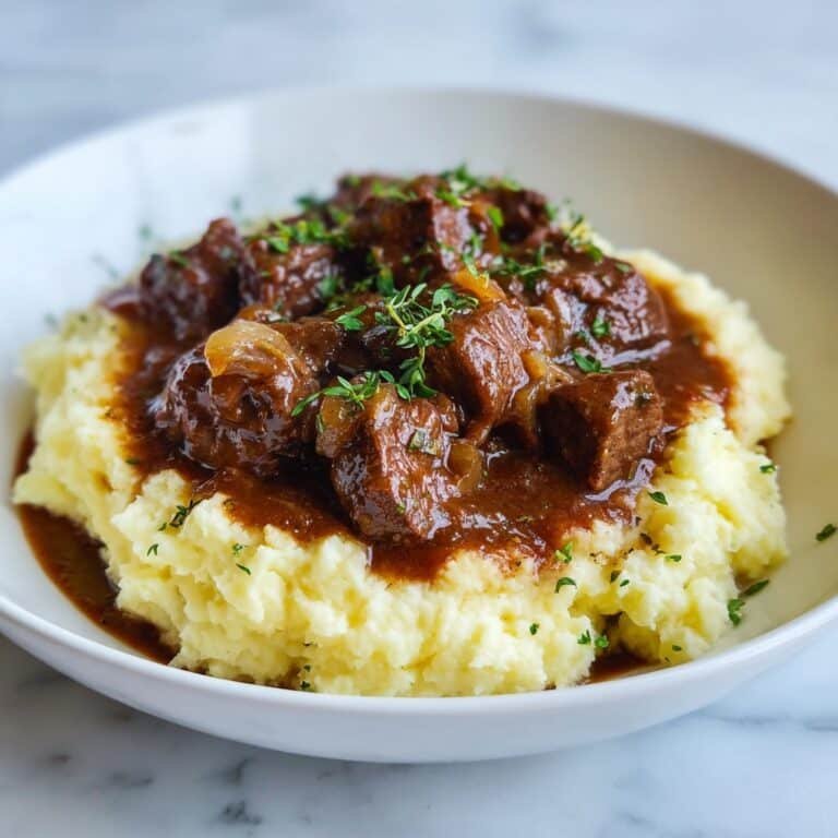 Hearty Comfort Slow Cooker Beef Manhattan Recipe