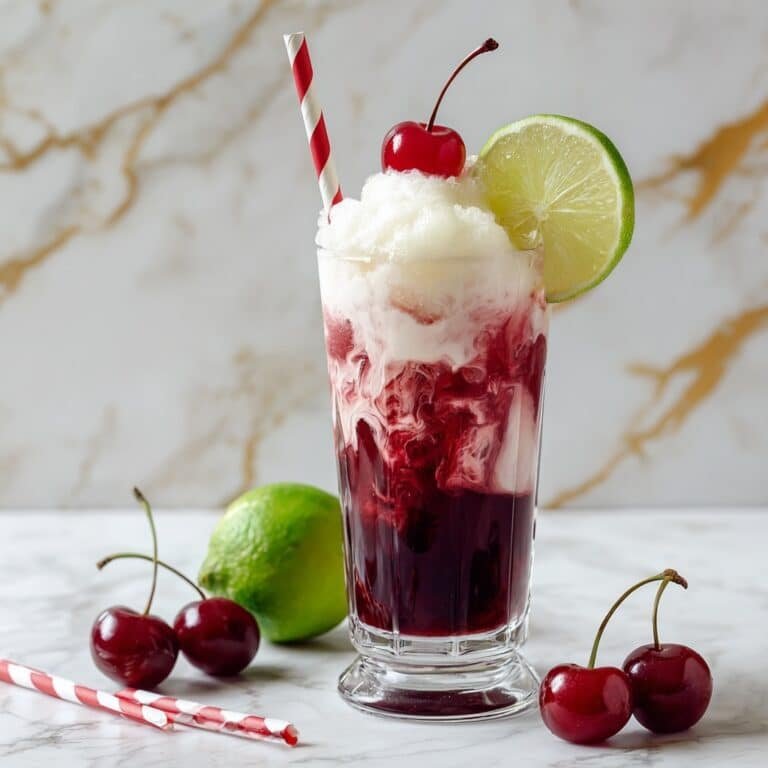 Cherry Lime Frost Dirty Soda Recipe