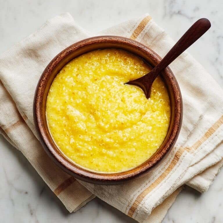 Cornmeal Mush with Butter and Maple Syrup Recipe