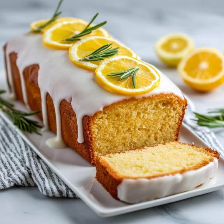 Lemon Loaf Cake with Zesty Lemon Glaze Recipe
