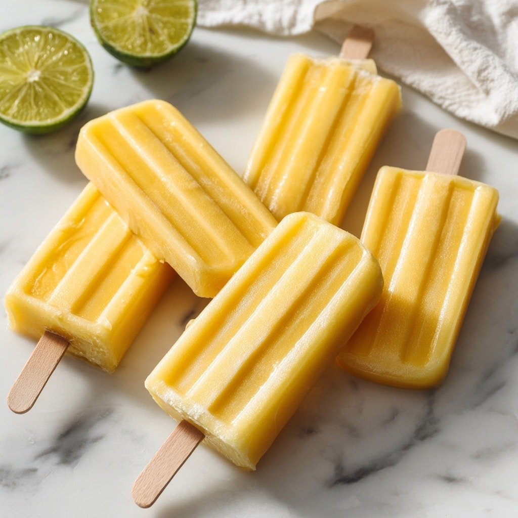 Tropical Mango Popsicles Recipe - Recipe Image — Tropical Mango Popsicles, Mango Popsicles, Summer Frozen Treats, Homemade Mango Popsicles, Refreshing Fruit Popsicles