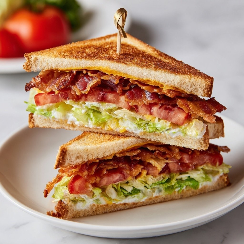 Chicken Club Sandwich Recipe - Recipe Image — Chicken Club Sandwich, chicken club sandwich recipe, easy chicken club sandwich, flavorful club sandwich, quick chicken sandwich